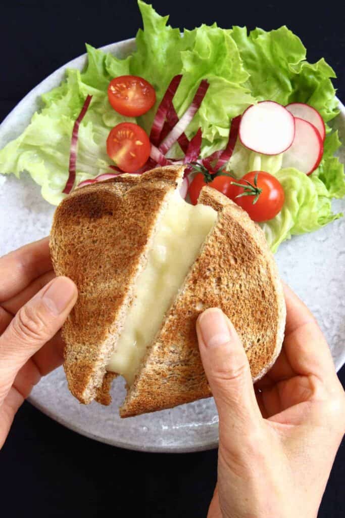 Vegan Stretchy Melty Grilled Cheese (GF) Rhian's Recipes