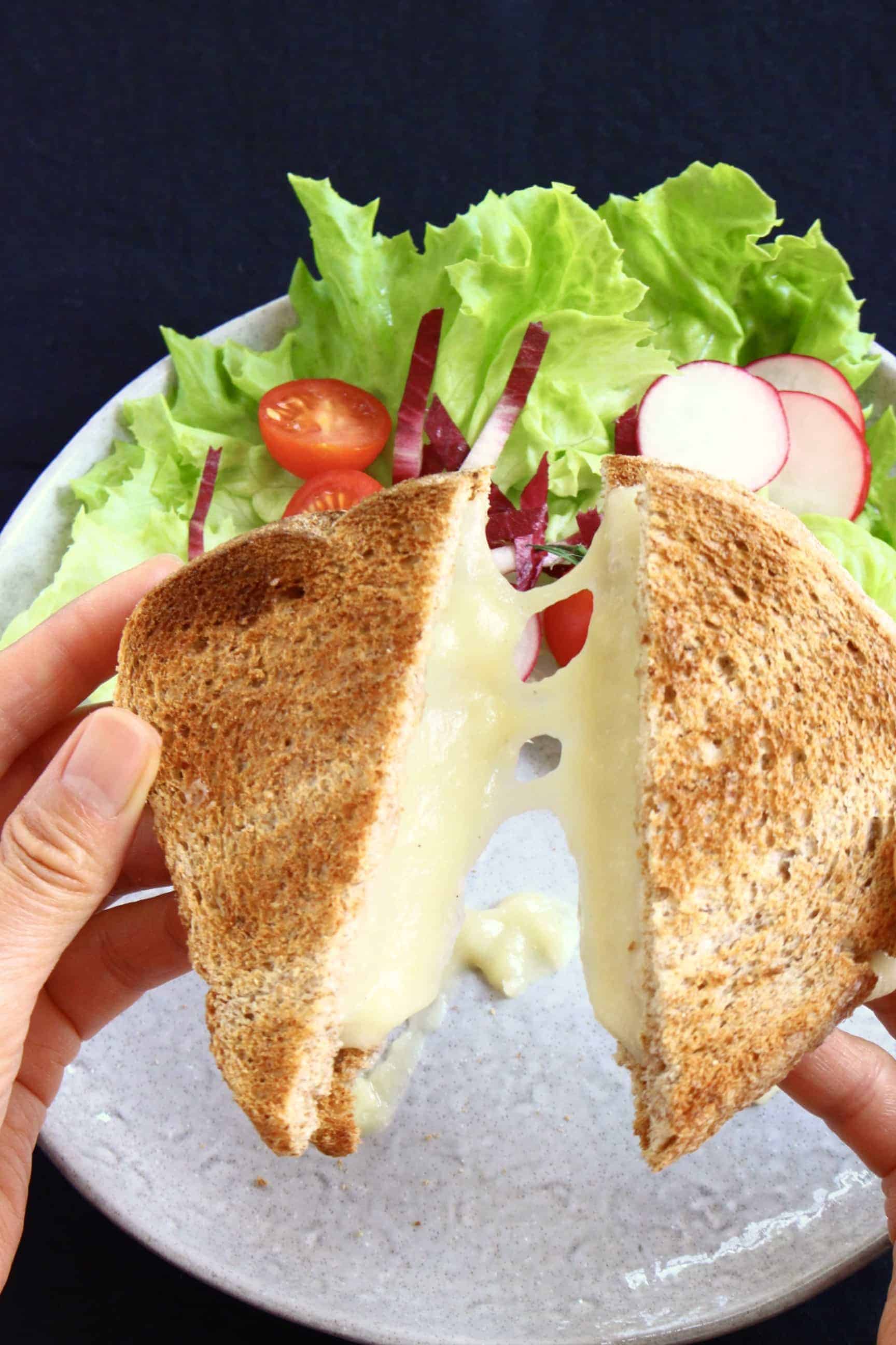 Vegan Stretchy Melty Grilled Cheese (GF) Rhian's Recipes