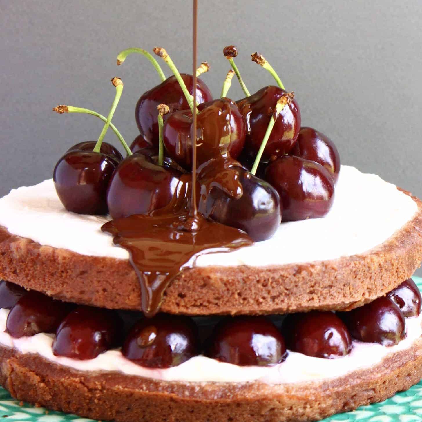 GlutenFree Vegan Black Forest Cake Rhian's Recipes GlutenFree Vegan Black Forest Cake Rhian's Recipes