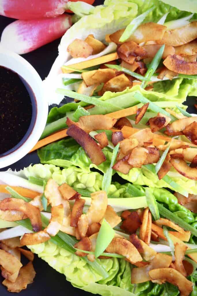 Vegan Crispy Duck Lettuce Wraps (GF) Rhian's Recipes