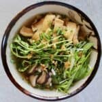 Kitsune Soba Tofu Buckwheat Noodle Soup (Vegan + GF)