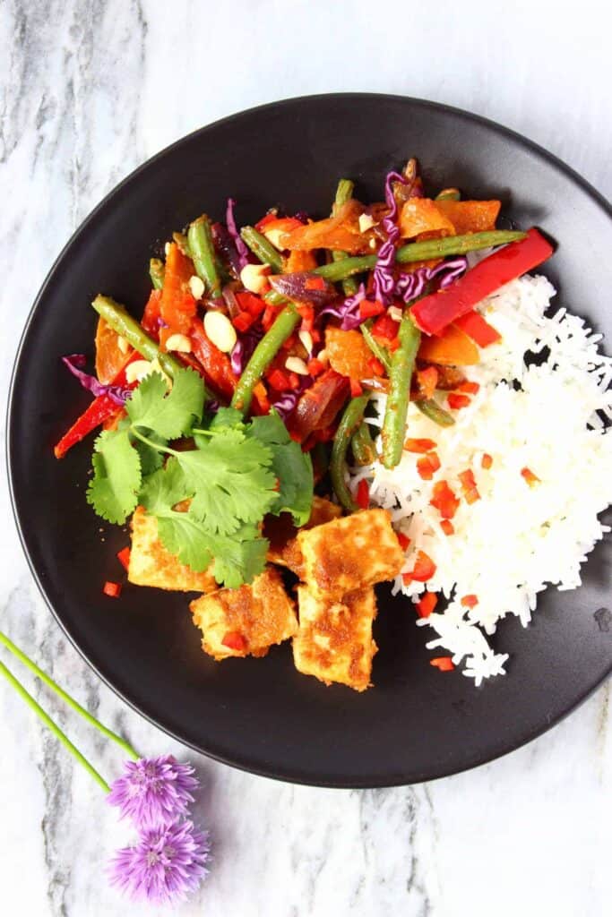 Peanut Tofu Stir Fry (Vegan + GF) Rhian's Recipes