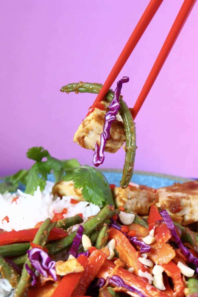 Peanut Tofu Stir Fry (Vegan + GF) Peanut Tofu Stir Fry (Vegan + GF)