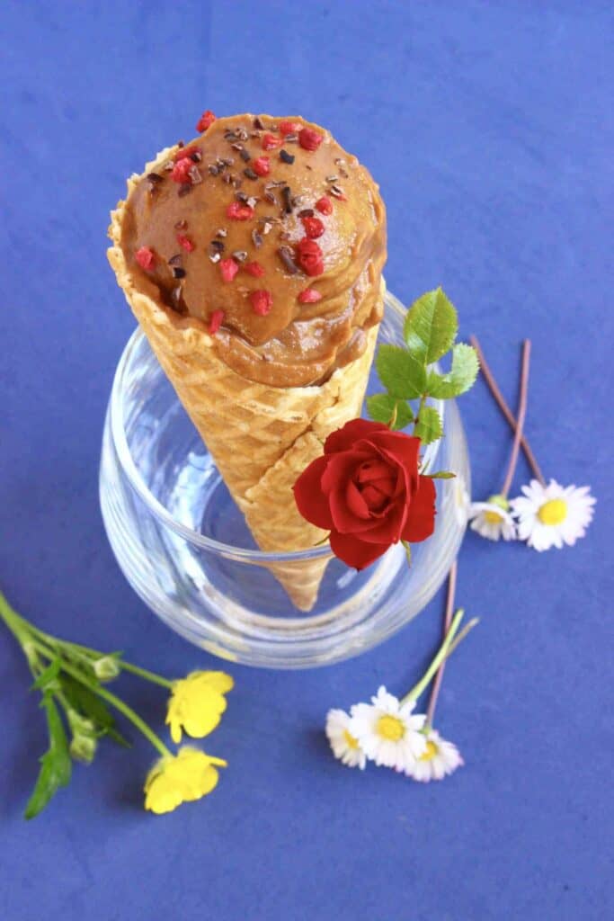 Vegan Chocolate Sweet Potato Ice Cream (GF) Vegan Chocolate Sweet Potato Ice Cream (GF)