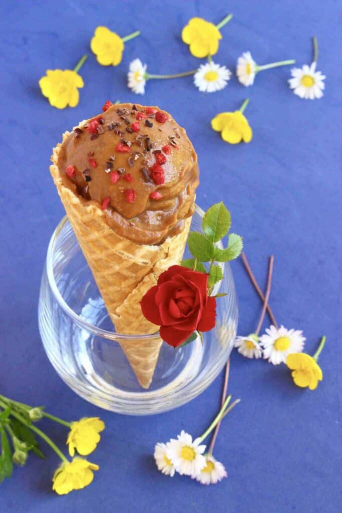 Vegan Chocolate Sweet Potato Ice Cream (GF) Vegan Chocolate Sweet Potato Ice Cream (GF)