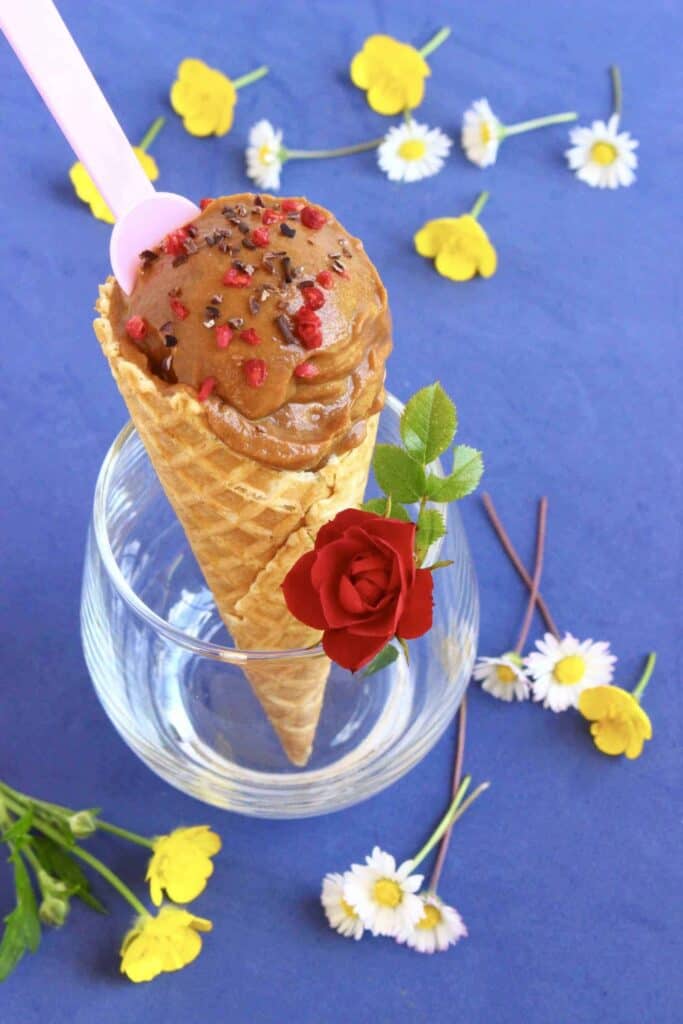 Vegan Chocolate Sweet Potato Ice Cream (GF) Vegan Chocolate Sweet Potato Ice Cream (GF)