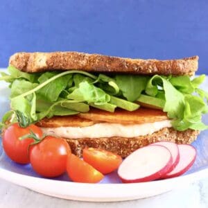 Vegan Hummus Toasted Sandwich (GF)