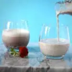 Vegan Adzuki Milkshake 2 Ingredients