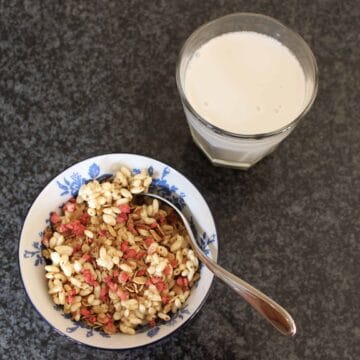 Homemade Jordan's Strawberry Country Crisp (Vegan + GF)