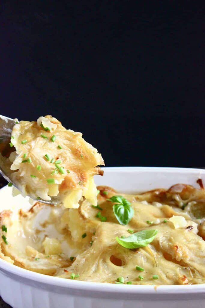 Vegan Potato Dauphinoise Gratin (GF)