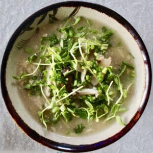 Miso Brown Rice Soup (Vegan + GF)