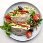 Mediterranean Chickpea Tuna Pittas (Vegan + GF)