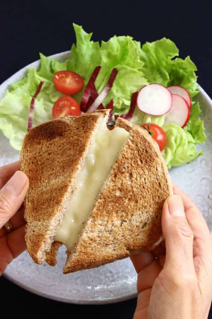 Vegan Stretchy Melty Grilled Cheese (GF) Rhian's Recipes