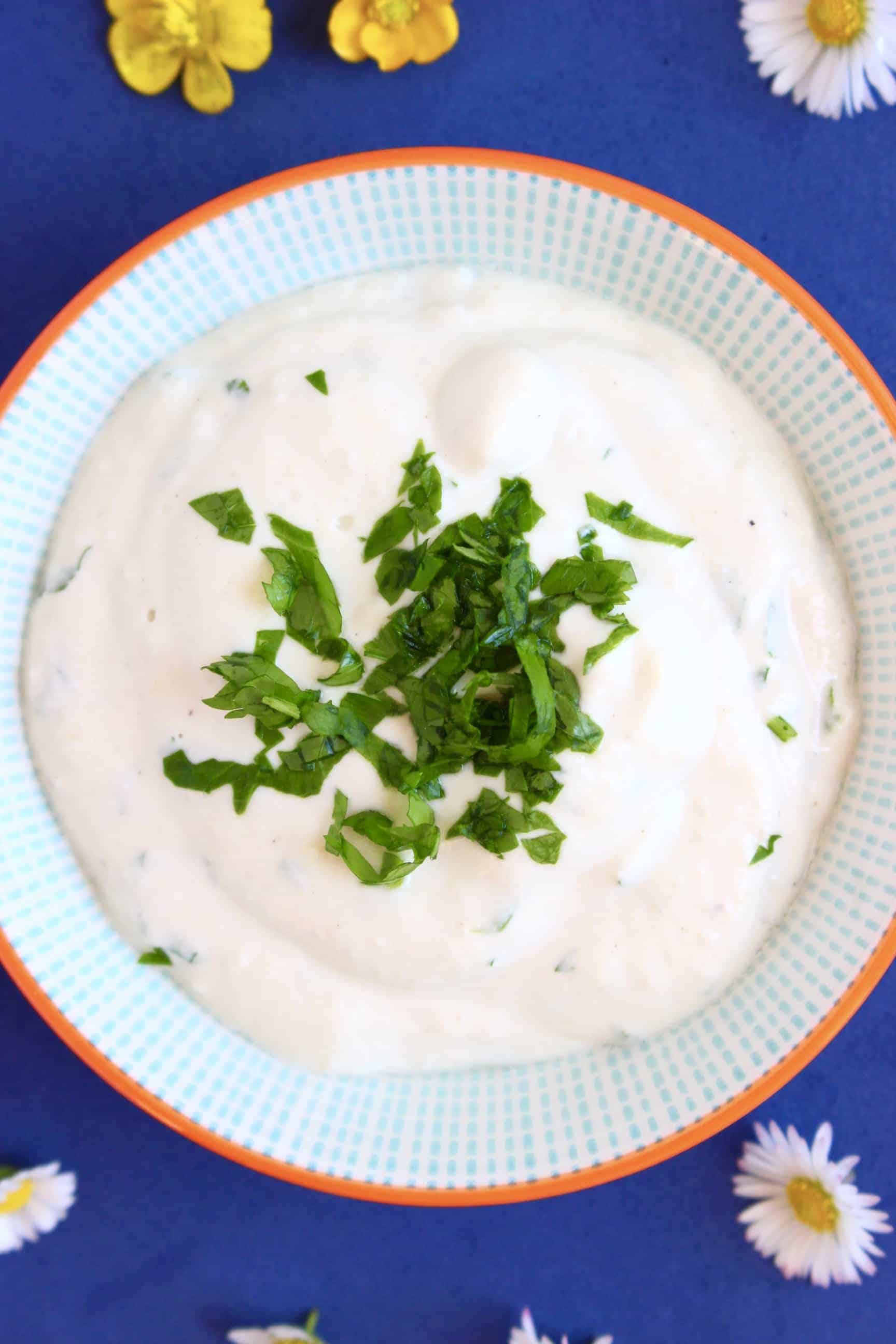 Homemade Domino's Pizza Garlic Herb Dip (Vegan + GF) Rhian's Recipes