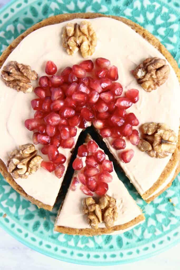 GlutenFree Vegan Coffee Walnut Cake Rhian's Recipes