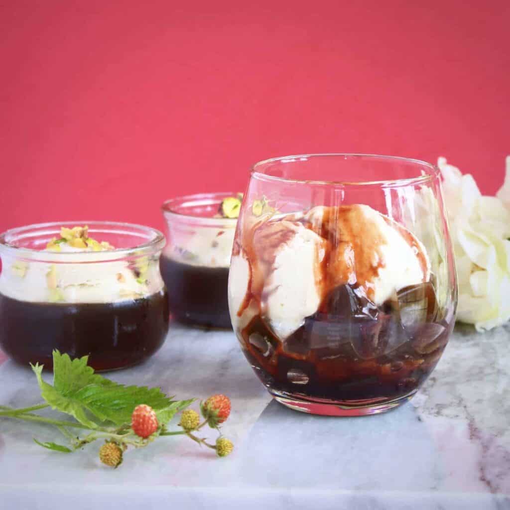 Coffee Jelly Ice Cream Sundae (Vegan + GF) Coffee Jelly Ice Cream Sundae (Vegan + GF)