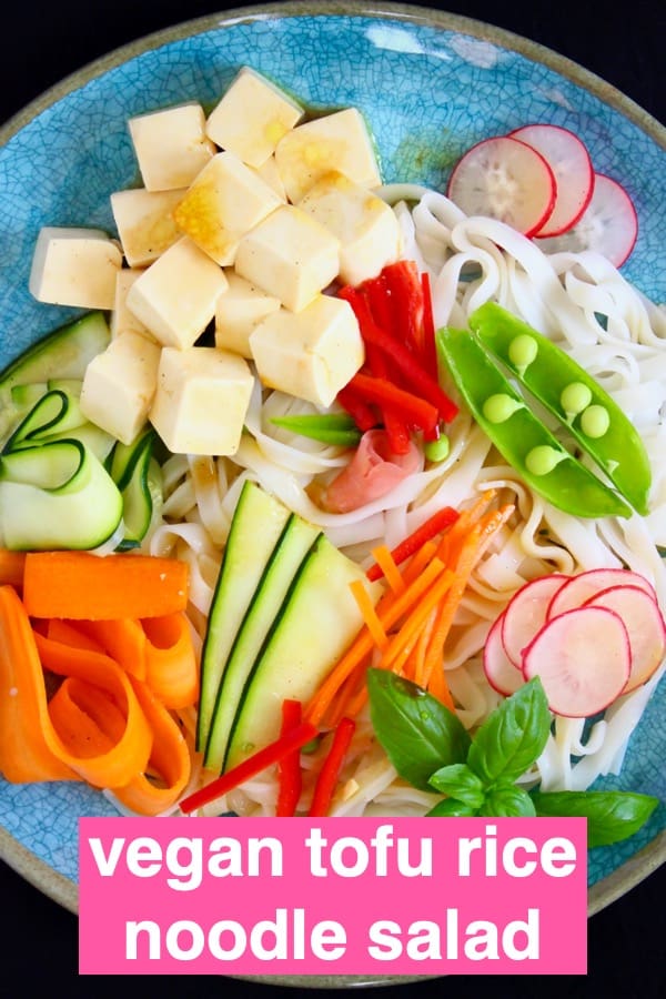 Rice Noodle Salad (Vegan + GF) Rhian's Recipes