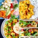 A collage of four photos