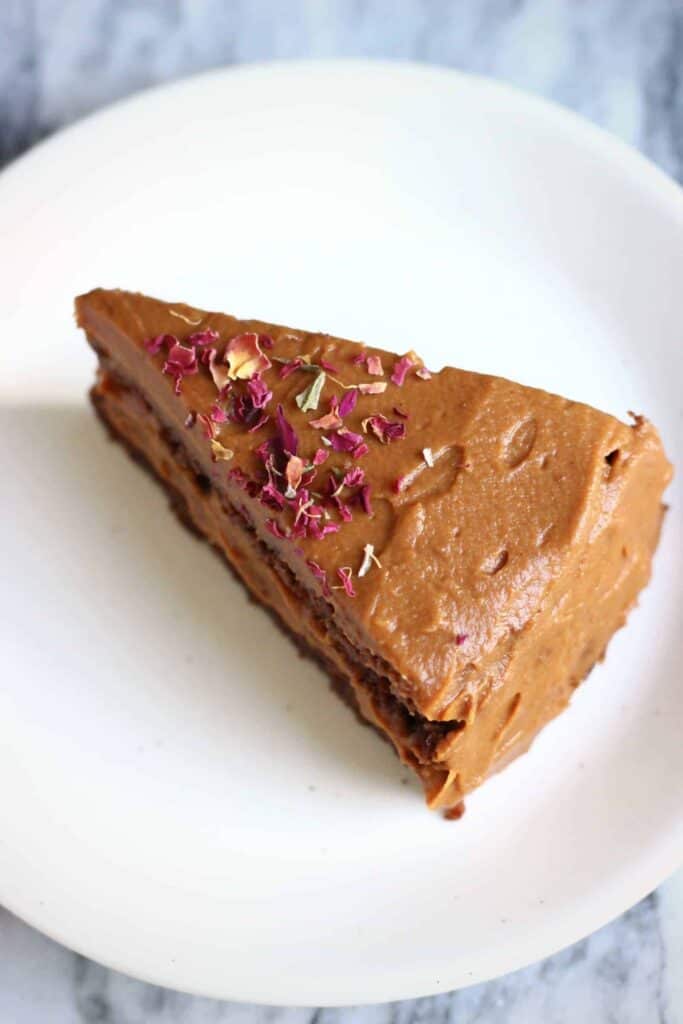 Gluten-Free Vegan Chocolate Hazelnut Truffle Cake