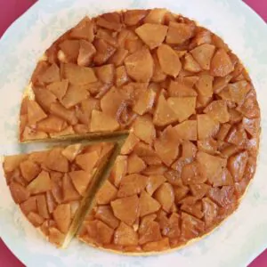 Gluten-Free Vegan Apple Upside Down Cake
