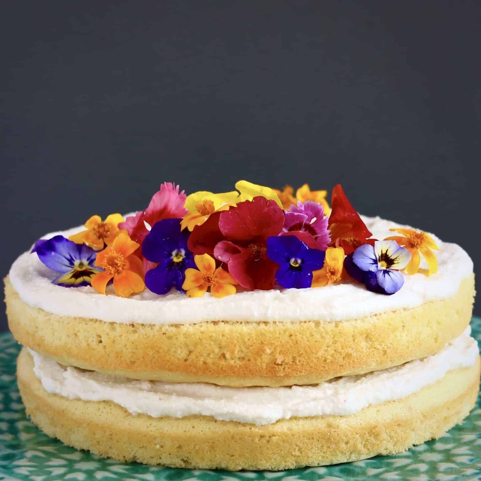 cake Gluten-Free Vegan White Chocolate Lemon Cake - Rhian's Recipes