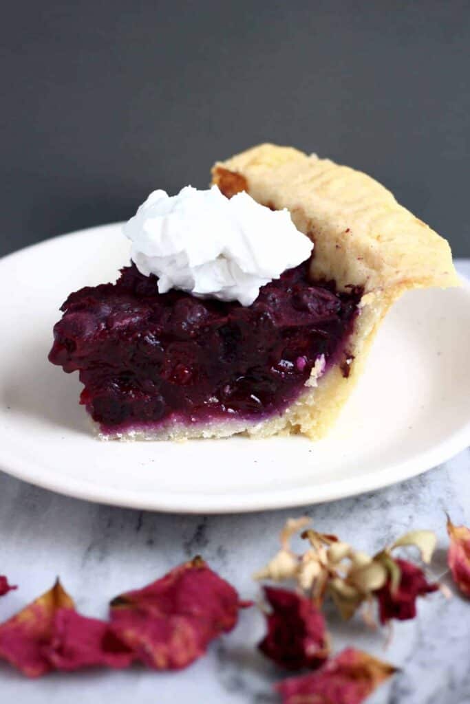 Gluten-Free Vegan Blueberry Pie