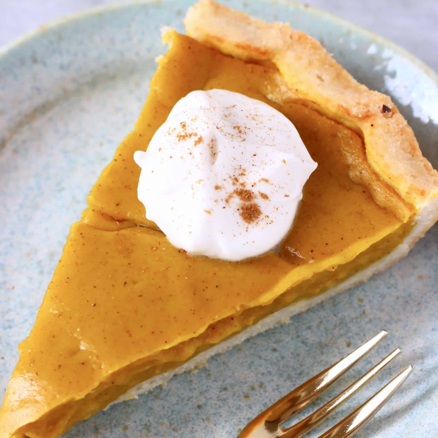 Gluten-Free Vegan Pumpkin Pie