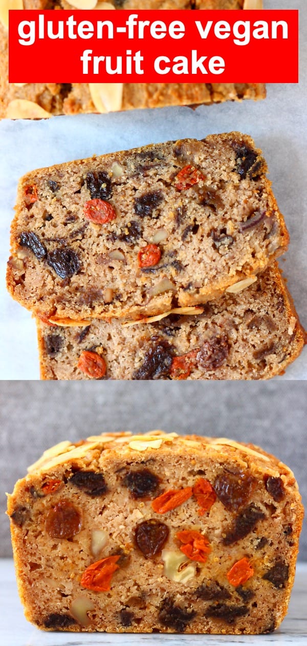 GlutenFree Vegan Fruit Cake Rhian's Recipes