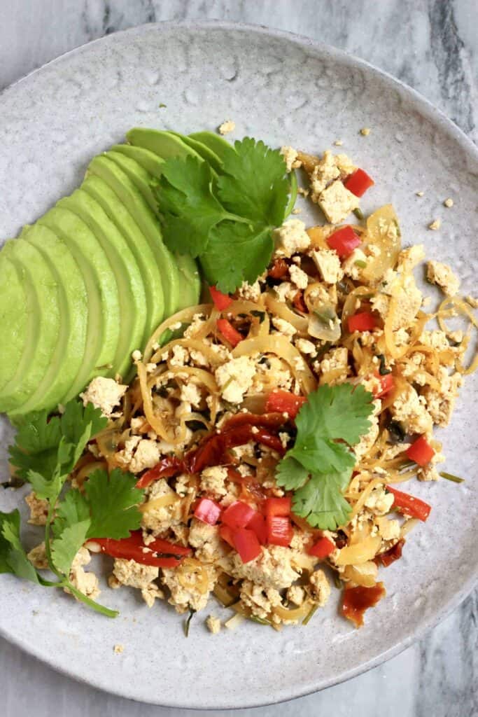 Vegan Mexican Tofu Scramble (GF)