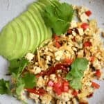 Vegan Mexican Tofu Scramble (GF)