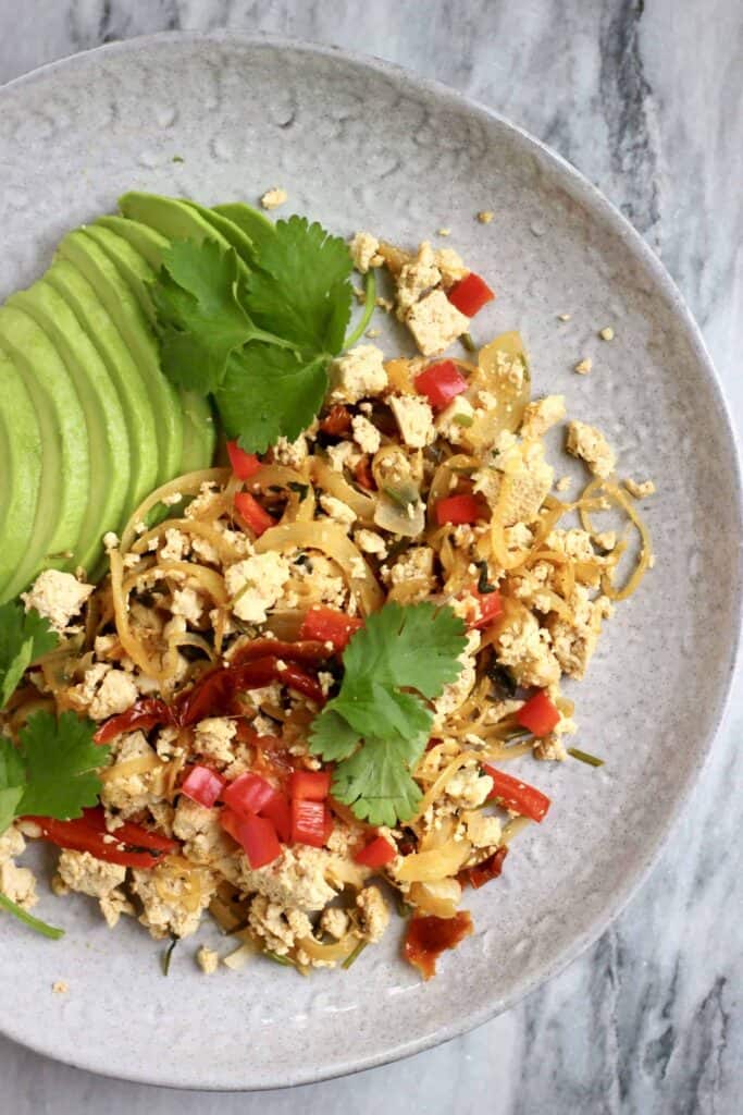 Vegan Mexican Tofu Scramble (GF)