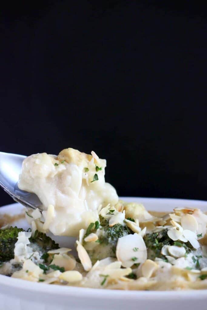 Vegan Cauliflower Cheese Gratin (GF)