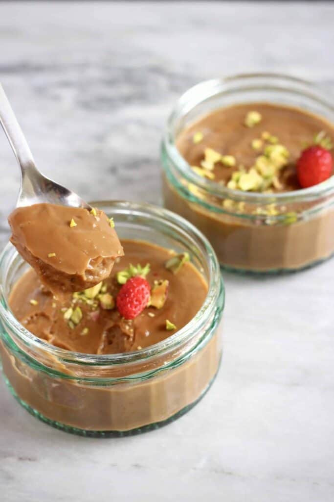 Vegan Coffee Pudding Pots (GF)