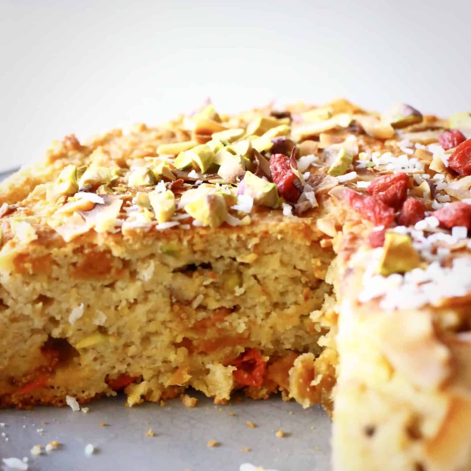 Gluten-Free Vegan Tropical Fruit Cake - Rhian's Recipes