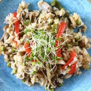 Vegan Mushroom Rice (GF)