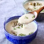 Vegan Cream of Mushroom Soup (GF)