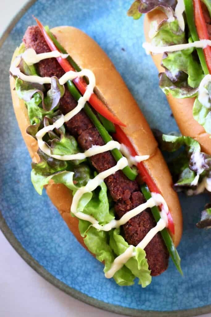 Vegan Chorizo Hot Dogs (GF)