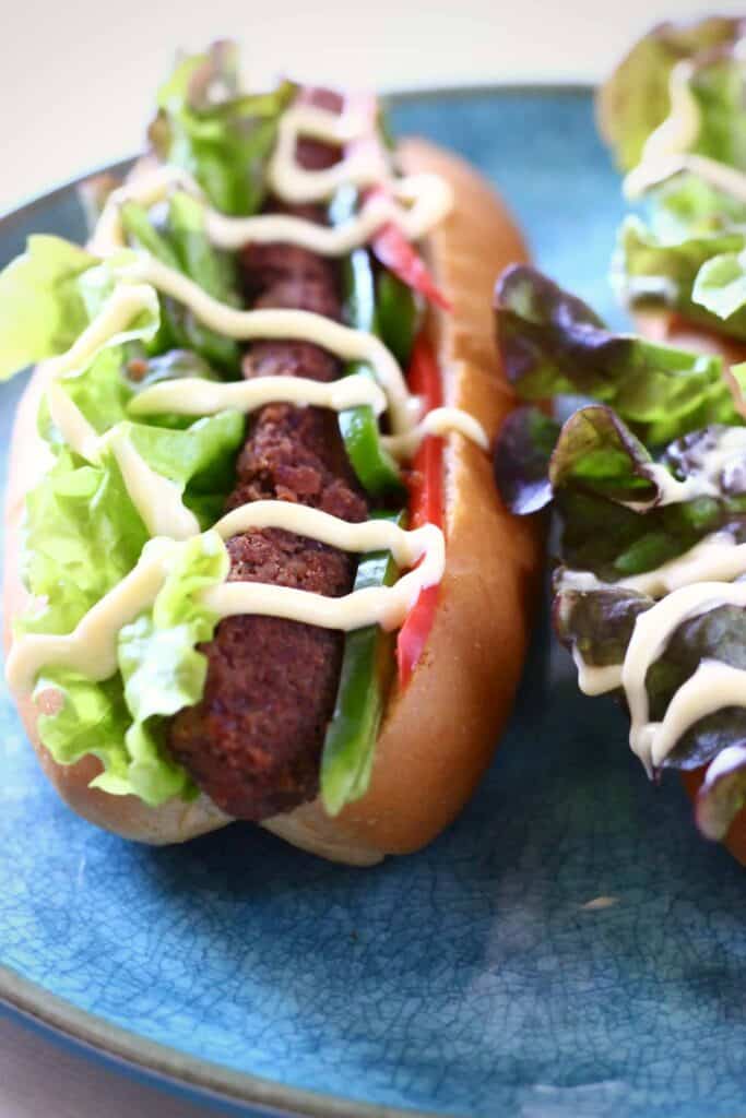 Vegan Chorizo Hot Dogs (GF)