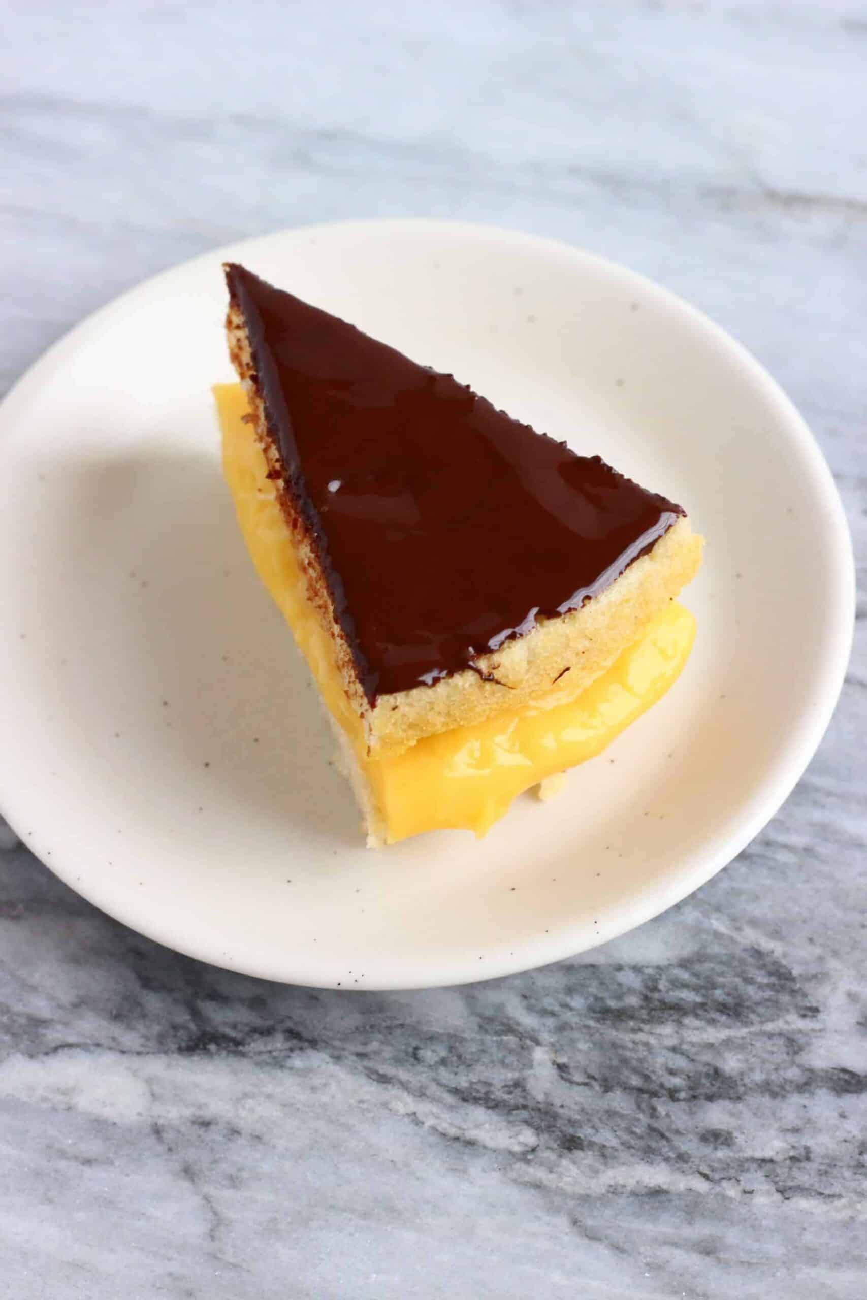 GlutenFree Vegan Boston Cream Pie Rhian's Recipes