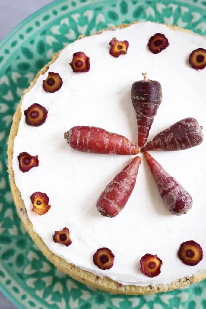 Gluten-Free Vegan Purple Carrot Cake