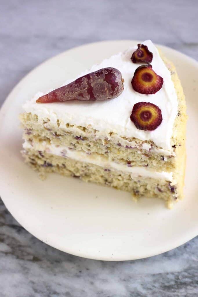 Gluten-Free Vegan Purple Carrot Cake