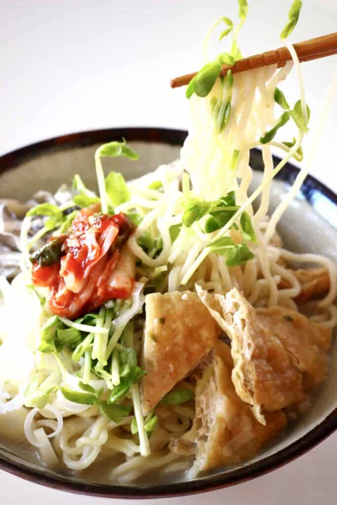 Vegan Soy Milk Ramen (GF) Rhian's Recipes