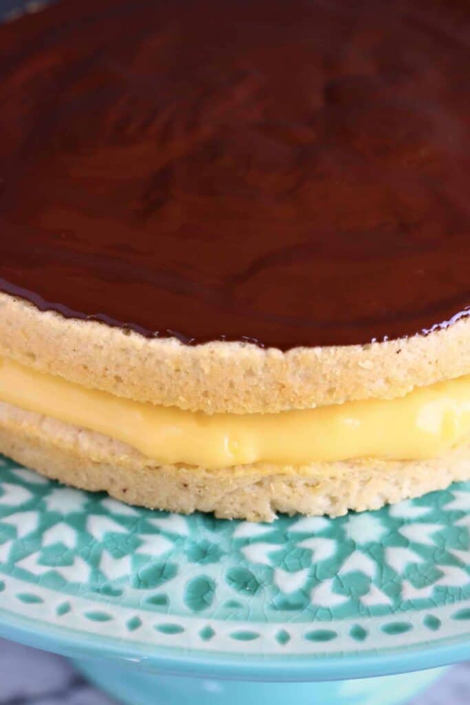 Gluten-Free Vegan Boston Cream Pie Gluten-Free Vegan Boston Cream Pie