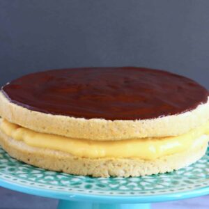 Gluten-Free Vegan Boston Cream Pie