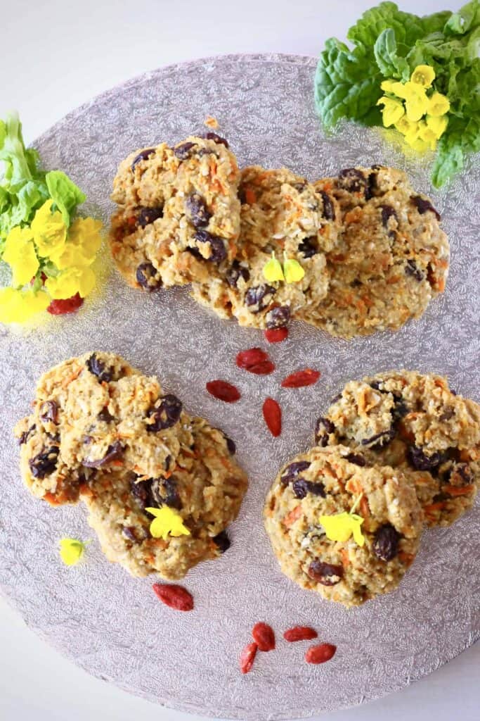 Gluten-Free Vegan Carrot Cake Cookies