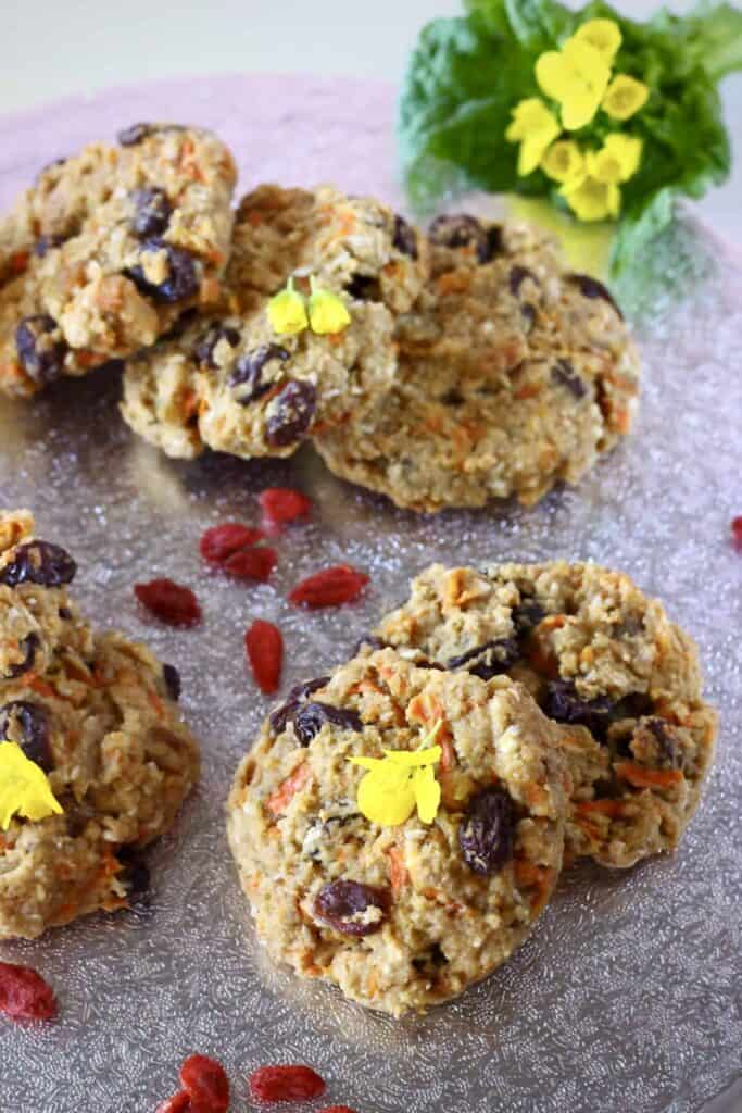 Gluten-Free Vegan Carrot Cake Cookies