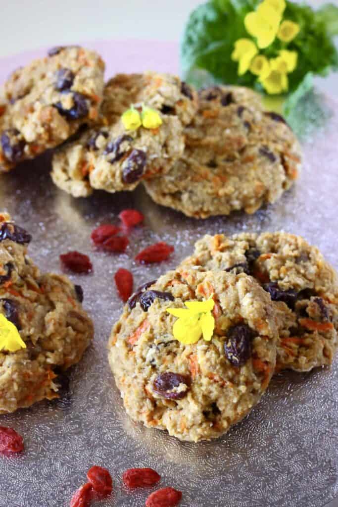 Gluten-Free Vegan Carrot Cake Cookies