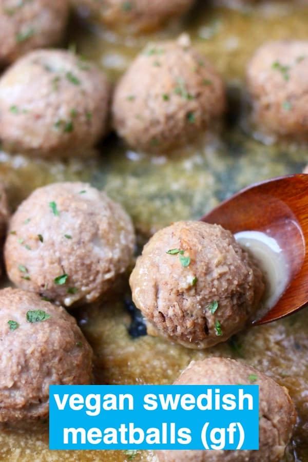 Vegan Swedish Meatballs (GF) - Rhian's Recipes