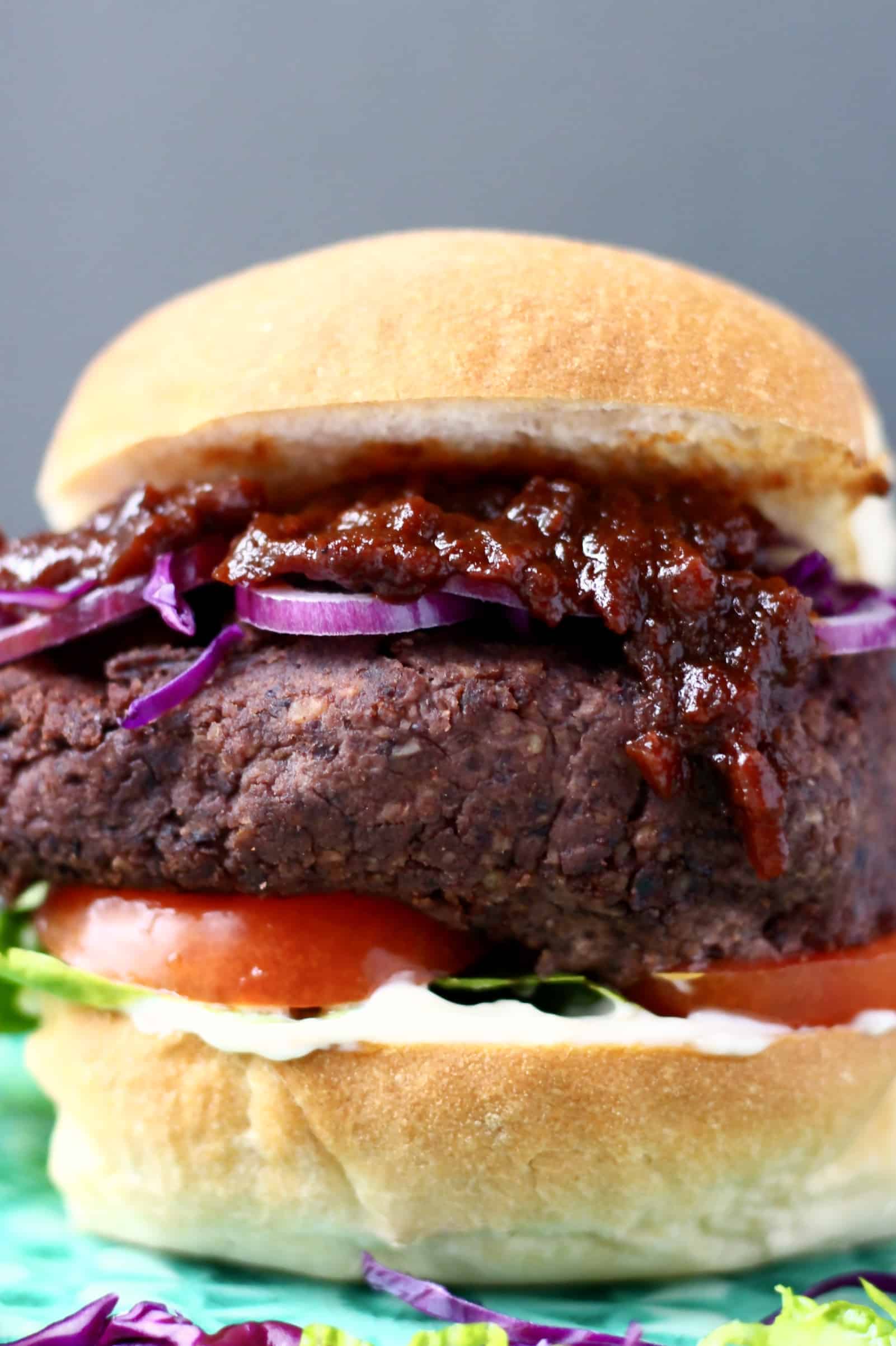 Vegan Mushroom Black Bean Burger (GF) Rhian's Recipes