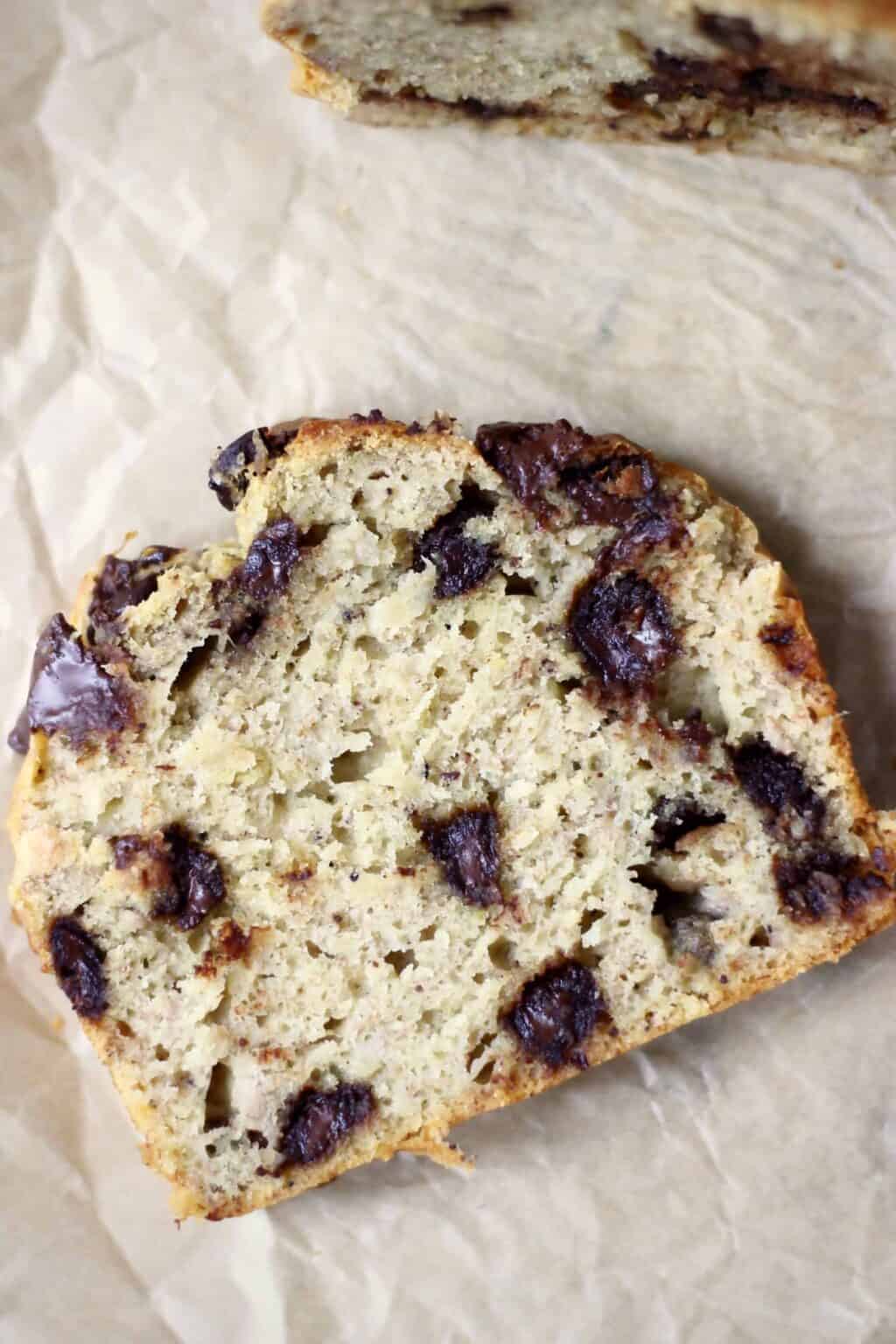 GlutenFree Vegan Chocolate Chip Banana Bread Rhian's Recipes